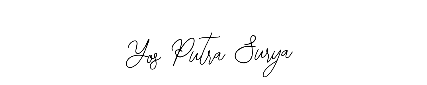 if you are searching for the best signature style for your name Yos Putra Surya. so please give up your signature search. here we have designed multiple signature styles  using Bearetta-2O07w. Yos Putra Surya signature style 12 images and pictures png