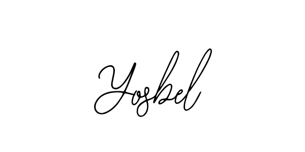 Bearetta-2O07w is a professional signature style that is perfect for those who want to add a touch of class to their signature. It is also a great choice for those who want to make their signature more unique. Get Yosbel name to fancy signature for free. Yosbel signature style 12 images and pictures png