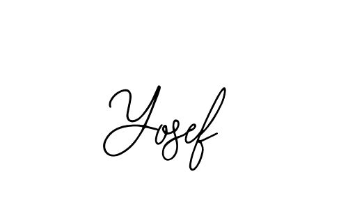 Design your own signature with our free online signature maker. With this signature software, you can create a handwritten (Bearetta-2O07w) signature for name Yosef. Yosef signature style 12 images and pictures png