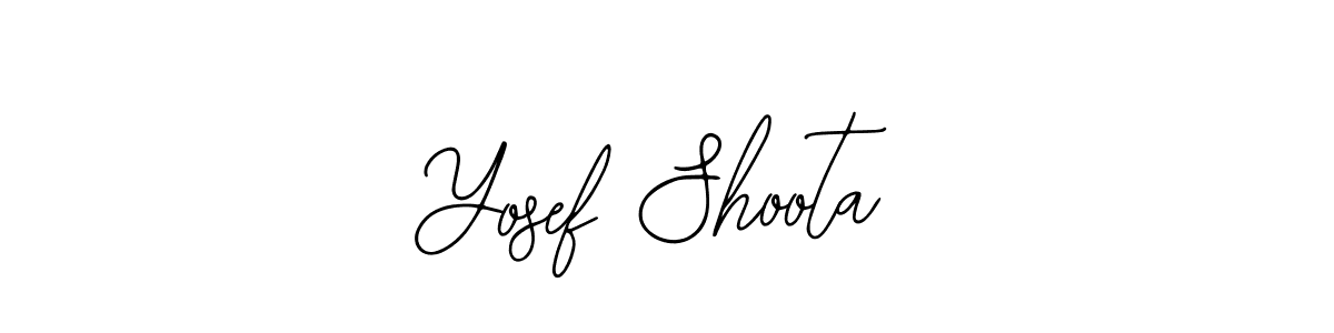 Design your own signature with our free online signature maker. With this signature software, you can create a handwritten (Bearetta-2O07w) signature for name Yosef Shoota. Yosef Shoota signature style 12 images and pictures png