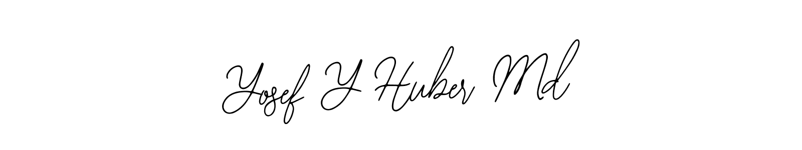 How to Draw Yosef Y Huber Md signature style? Bearetta-2O07w is a latest design signature styles for name Yosef Y Huber Md. Yosef Y Huber Md signature style 12 images and pictures png
