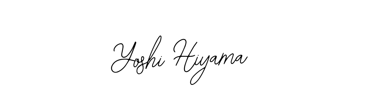 How to make Yoshi Hiyama signature? Bearetta-2O07w is a professional autograph style. Create handwritten signature for Yoshi Hiyama name. Yoshi Hiyama signature style 12 images and pictures png
