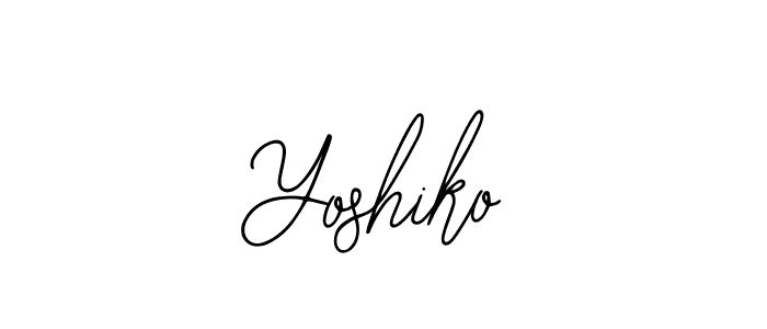 Create a beautiful signature design for name Yoshiko. With this signature (Bearetta-2O07w) fonts, you can make a handwritten signature for free. Yoshiko signature style 12 images and pictures png