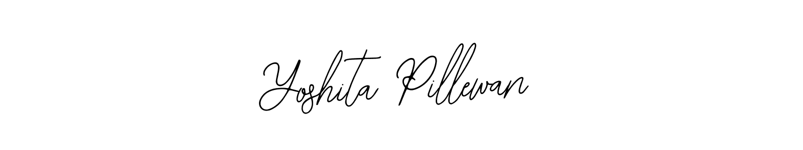 How to Draw Yoshita Pillewan signature style? Bearetta-2O07w is a latest design signature styles for name Yoshita Pillewan. Yoshita Pillewan signature style 12 images and pictures png