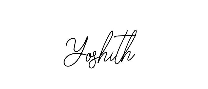 Create a beautiful signature design for name Yoshith. With this signature (Bearetta-2O07w) fonts, you can make a handwritten signature for free. Yoshith signature style 12 images and pictures png