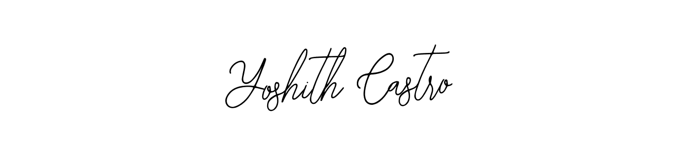 if you are searching for the best signature style for your name Yoshith Castro. so please give up your signature search. here we have designed multiple signature styles  using Bearetta-2O07w. Yoshith Castro signature style 12 images and pictures png