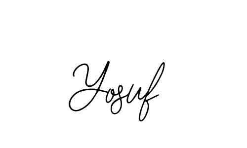 How to Draw Yosuf signature style? Bearetta-2O07w is a latest design signature styles for name Yosuf. Yosuf signature style 12 images and pictures png