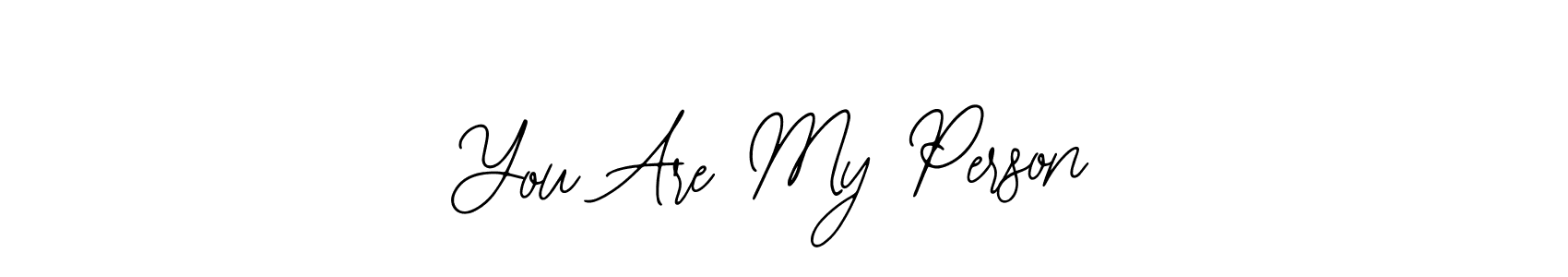 How to Draw You Are My Person signature style? Bearetta-2O07w is a latest design signature styles for name You Are My Person. You Are My Person signature style 12 images and pictures png