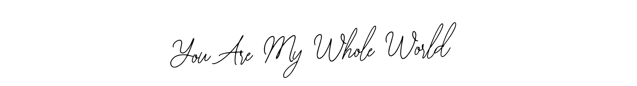 Similarly Bearetta-2O07w is the best handwritten signature design. Signature creator online .You can use it as an online autograph creator for name You Are My Whole World. You Are My Whole World signature style 12 images and pictures png