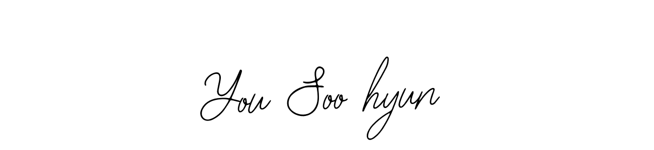 Make a beautiful signature design for name You Soo hyun. With this signature (Bearetta-2O07w) style, you can create a handwritten signature for free. You Soo hyun signature style 12 images and pictures png