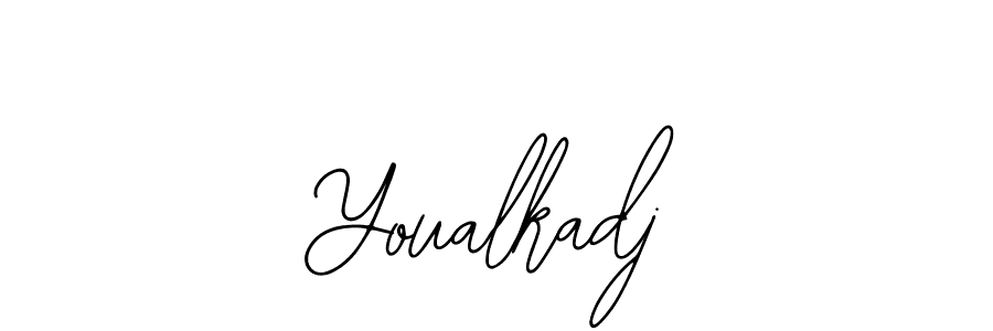How to Draw Youalkadj signature style? Bearetta-2O07w is a latest design signature styles for name Youalkadj. Youalkadj signature style 12 images and pictures png