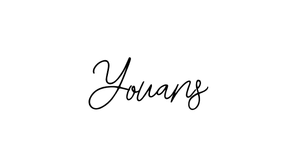 How to make Youans name signature. Use Bearetta-2O07w style for creating short signs online. This is the latest handwritten sign. Youans signature style 12 images and pictures png