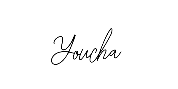 Similarly Bearetta-2O07w is the best handwritten signature design. Signature creator online .You can use it as an online autograph creator for name Youcha. Youcha signature style 12 images and pictures png