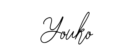 You should practise on your own different ways (Bearetta-2O07w) to write your name (Youko) in signature. Don't let someone else do it for you. Youko signature style 12 images and pictures png