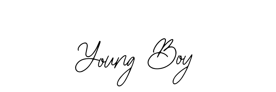 How to make Young Boy name signature. Use Bearetta-2O07w style for creating short signs online. This is the latest handwritten sign. Young Boy signature style 12 images and pictures png