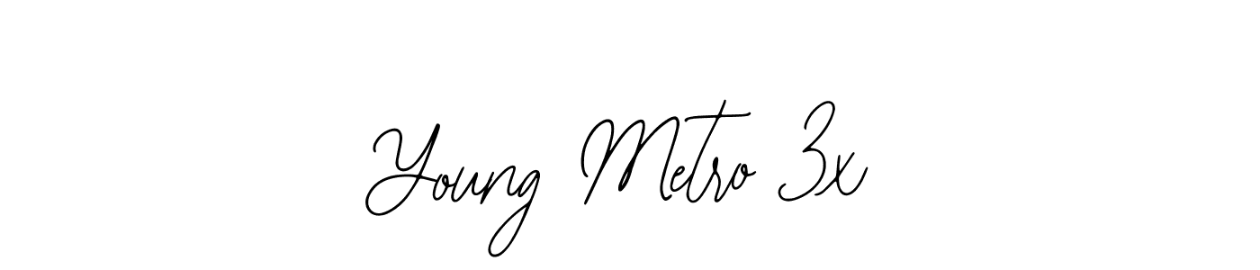 Design your own signature with our free online signature maker. With this signature software, you can create a handwritten (Bearetta-2O07w) signature for name Young Metro 3x. Young Metro 3x signature style 12 images and pictures png
