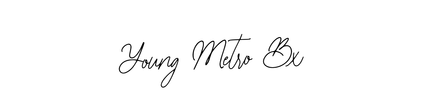 Young Metro Bx stylish signature style. Best Handwritten Sign (Bearetta-2O07w) for my name. Handwritten Signature Collection Ideas for my name Young Metro Bx. Young Metro Bx signature style 12 images and pictures png