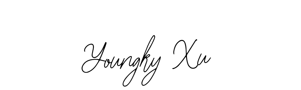 How to Draw Youngky Xu signature style? Bearetta-2O07w is a latest design signature styles for name Youngky Xu. Youngky Xu signature style 12 images and pictures png