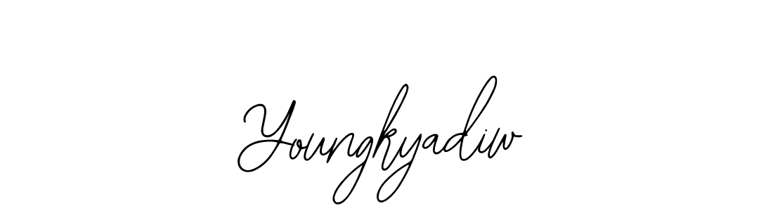 Make a beautiful signature design for name Youngkyadiw. Use this online signature maker to create a handwritten signature for free. Youngkyadiw signature style 12 images and pictures png