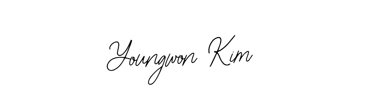 Similarly Bearetta-2O07w is the best handwritten signature design. Signature creator online .You can use it as an online autograph creator for name Youngwon Kim. Youngwon Kim signature style 12 images and pictures png