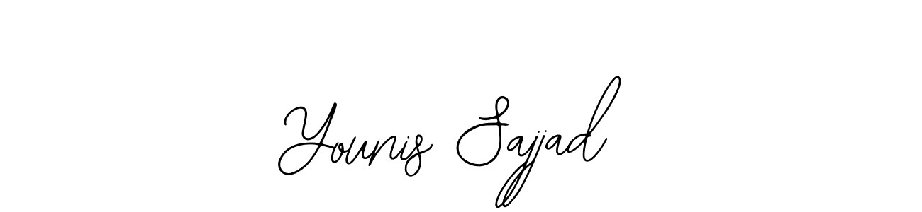 This is the best signature style for the Younis Sajjad name. Also you like these signature font (Bearetta-2O07w). Mix name signature. Younis Sajjad signature style 12 images and pictures png