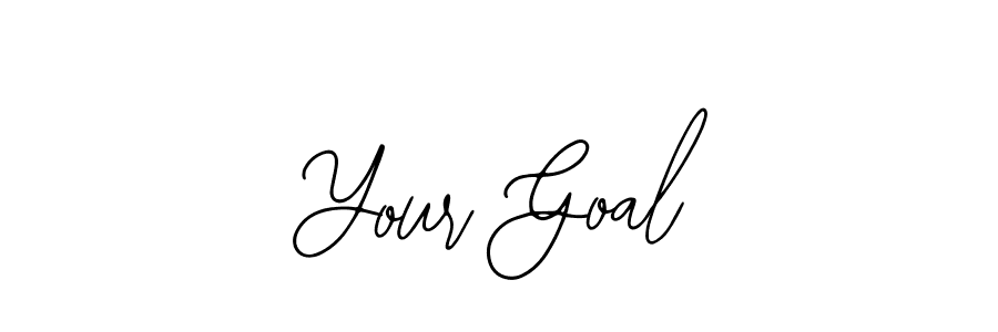 You should practise on your own different ways (Bearetta-2O07w) to write your name (Your Goal) in signature. don't let someone else do it for you. Your Goal signature style 12 images and pictures png