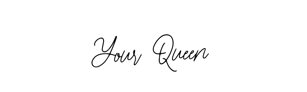Design your own signature with our free online signature maker. With this signature software, you can create a handwritten (Bearetta-2O07w) signature for name Your Queen. Your Queen signature style 12 images and pictures png