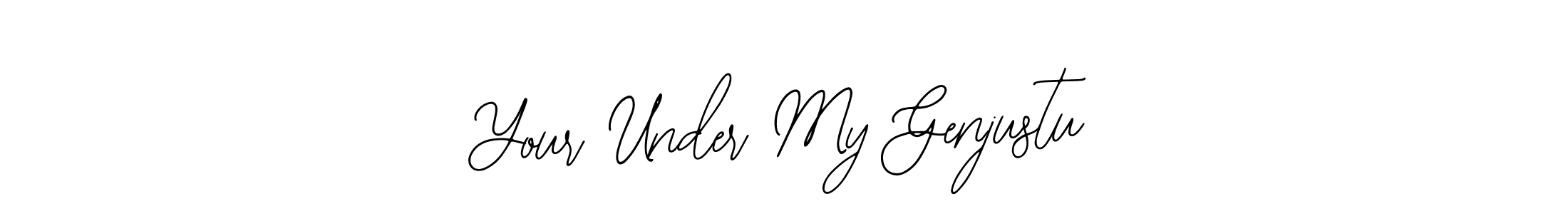 How to Draw Your Under My Genjustu signature style? Bearetta-2O07w is a latest design signature styles for name Your Under My Genjustu. Your Under My Genjustu signature style 12 images and pictures png