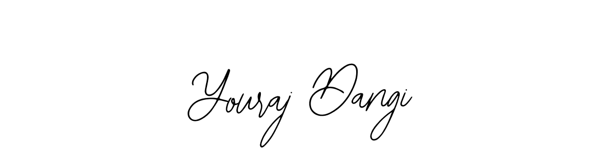 Use a signature maker to create a handwritten signature online. With this signature software, you can design (Bearetta-2O07w) your own signature for name Youraj Dangi. Youraj Dangi signature style 12 images and pictures png