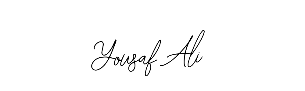 How to Draw Yousaf Ali signature style? Bearetta-2O07w is a latest design signature styles for name Yousaf Ali. Yousaf Ali signature style 12 images and pictures png