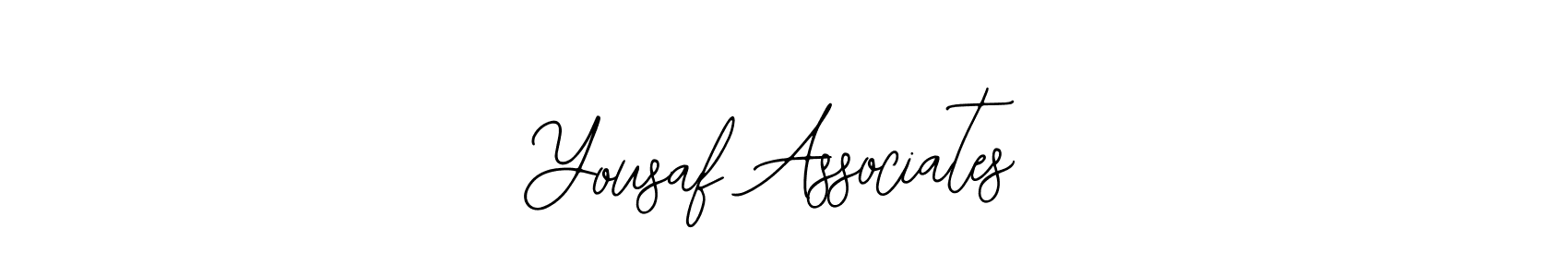 How to make Yousaf Associates signature? Bearetta-2O07w is a professional autograph style. Create handwritten signature for Yousaf Associates name. Yousaf Associates signature style 12 images and pictures png