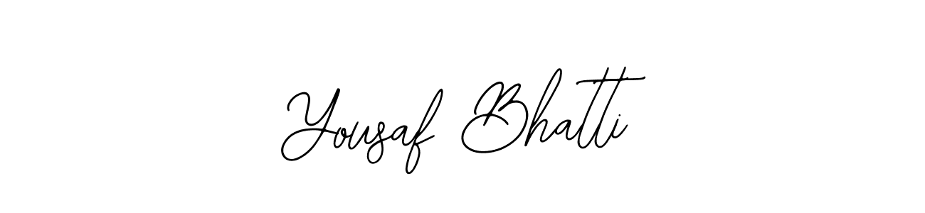 The best way (Bearetta-2O07w) to make a short signature is to pick only two or three words in your name. The name Yousaf Bhatti include a total of six letters. For converting this name. Yousaf Bhatti signature style 12 images and pictures png