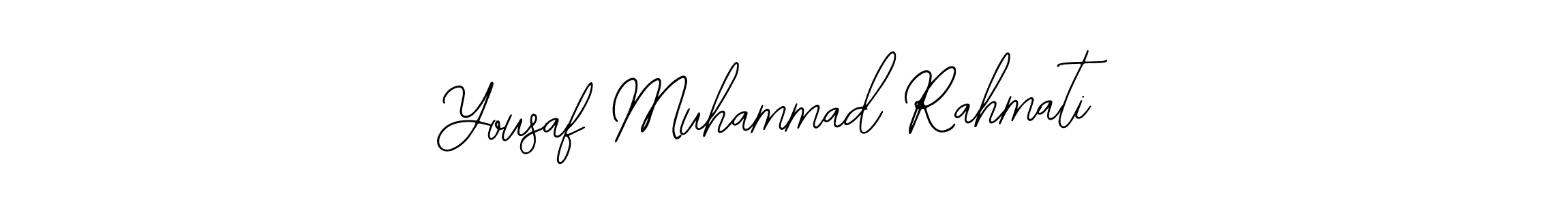 if you are searching for the best signature style for your name Yousaf Muhammad Rahmati. so please give up your signature search. here we have designed multiple signature styles  using Bearetta-2O07w. Yousaf Muhammad Rahmati signature style 12 images and pictures png