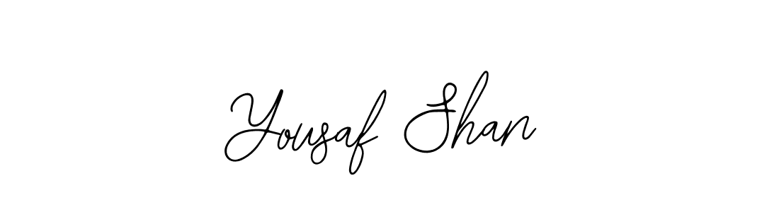 Also we have Yousaf Shan name is the best signature style. Create professional handwritten signature collection using Bearetta-2O07w autograph style. Yousaf Shan signature style 12 images and pictures png