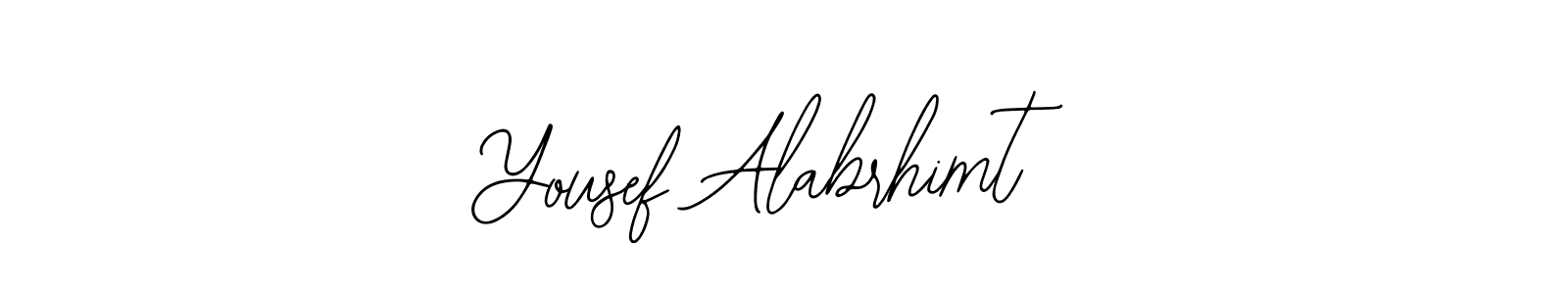 Make a beautiful signature design for name Yousef Alabrhimt. With this signature (Bearetta-2O07w) style, you can create a handwritten signature for free. Yousef Alabrhimt signature style 12 images and pictures png