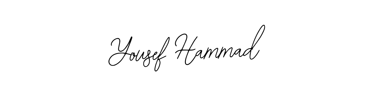 if you are searching for the best signature style for your name Yousef Hammad. so please give up your signature search. here we have designed multiple signature styles  using Bearetta-2O07w. Yousef Hammad signature style 12 images and pictures png