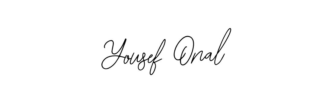 It looks lik you need a new signature style for name Yousef Onal. Design unique handwritten (Bearetta-2O07w) signature with our free signature maker in just a few clicks. Yousef Onal signature style 12 images and pictures png