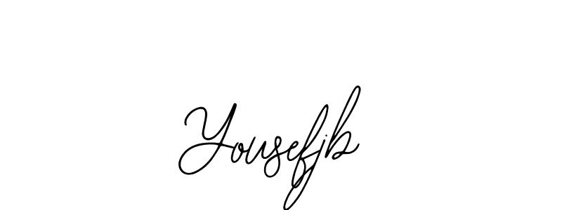 Use a signature maker to create a handwritten signature online. With this signature software, you can design (Bearetta-2O07w) your own signature for name Yousefjb. Yousefjb signature style 12 images and pictures png