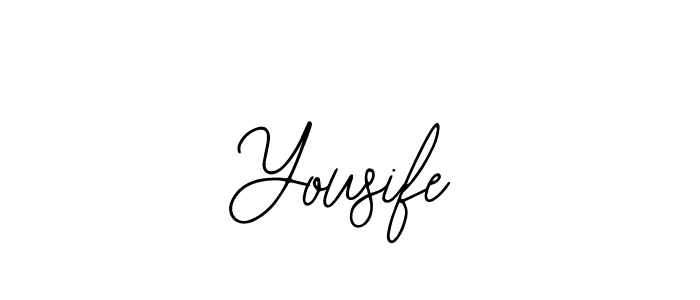 The best way (Bearetta-2O07w) to make a short signature is to pick only two or three words in your name. The name Yousife include a total of six letters. For converting this name. Yousife signature style 12 images and pictures png