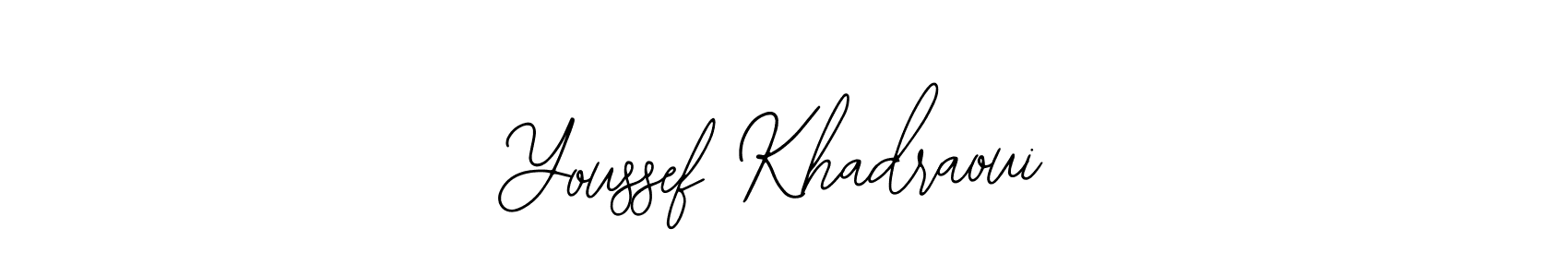 Create a beautiful signature design for name Youssef Khadraoui. With this signature (Bearetta-2O07w) fonts, you can make a handwritten signature for free. Youssef Khadraoui signature style 12 images and pictures png