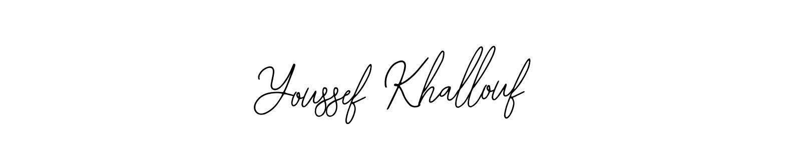 How to Draw Youssef Khallouf signature style? Bearetta-2O07w is a latest design signature styles for name Youssef Khallouf. Youssef Khallouf signature style 12 images and pictures png
