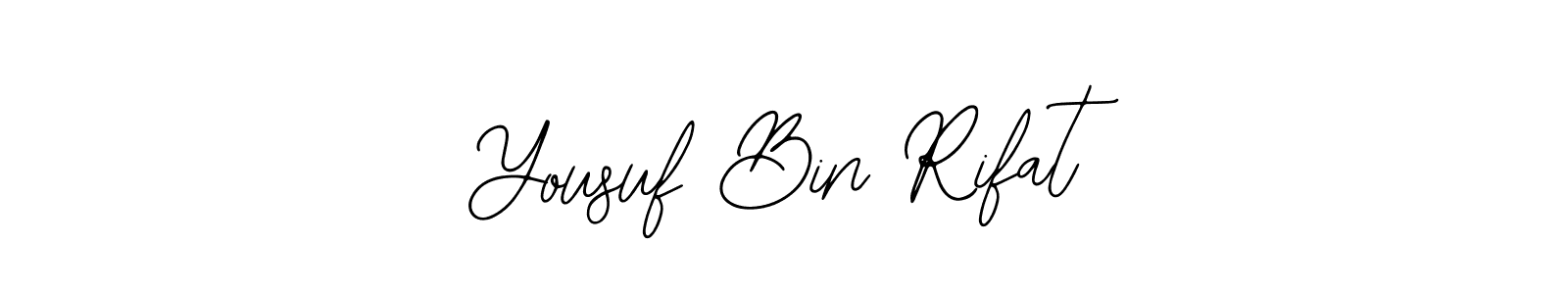 Yousuf Bin Rifat stylish signature style. Best Handwritten Sign (Bearetta-2O07w) for my name. Handwritten Signature Collection Ideas for my name Yousuf Bin Rifat. Yousuf Bin Rifat signature style 12 images and pictures png