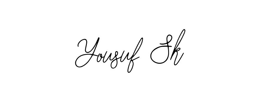 Bearetta-2O07w is a professional signature style that is perfect for those who want to add a touch of class to their signature. It is also a great choice for those who want to make their signature more unique. Get Yousuf Sk name to fancy signature for free. Yousuf Sk signature style 12 images and pictures png