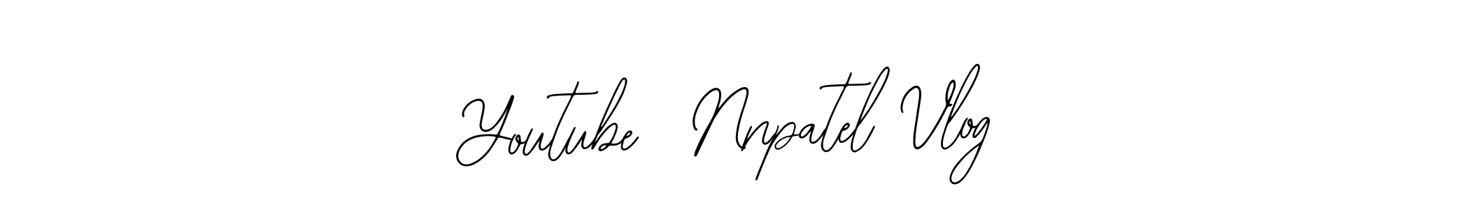 Best and Professional Signature Style for Youtube  Nnpatel Vlog. Bearetta-2O07w Best Signature Style Collection. Youtube  Nnpatel Vlog signature style 12 images and pictures png