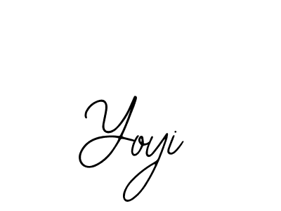 How to make Yoyi signature? Bearetta-2O07w is a professional autograph style. Create handwritten signature for Yoyi name. Yoyi signature style 12 images and pictures png