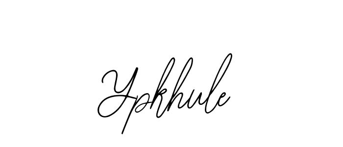 How to make Ypkhule name signature. Use Bearetta-2O07w style for creating short signs online. This is the latest handwritten sign. Ypkhule signature style 12 images and pictures png