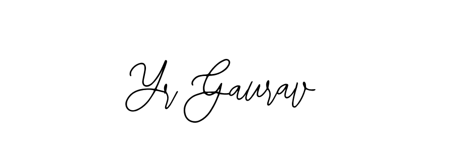 Create a beautiful signature design for name Yr Gaurav. With this signature (Bearetta-2O07w) fonts, you can make a handwritten signature for free. Yr Gaurav signature style 12 images and pictures png