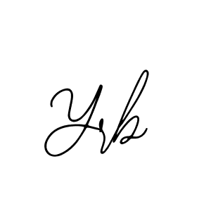 Use a signature maker to create a handwritten signature online. With this signature software, you can design (Bearetta-2O07w) your own signature for name Yrb. Yrb signature style 12 images and pictures png