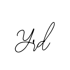 Make a short Yrd signature style. Manage your documents anywhere anytime using Bearetta-2O07w. Create and add eSignatures, submit forms, share and send files easily. Yrd signature style 12 images and pictures png