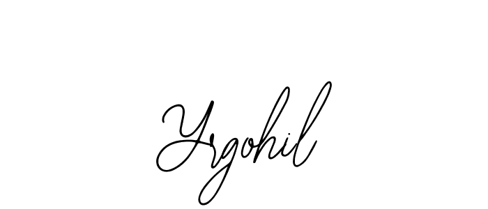 It looks lik you need a new signature style for name Yrgohil. Design unique handwritten (Bearetta-2O07w) signature with our free signature maker in just a few clicks. Yrgohil signature style 12 images and pictures png